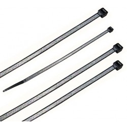 Bridas negras en bolsas